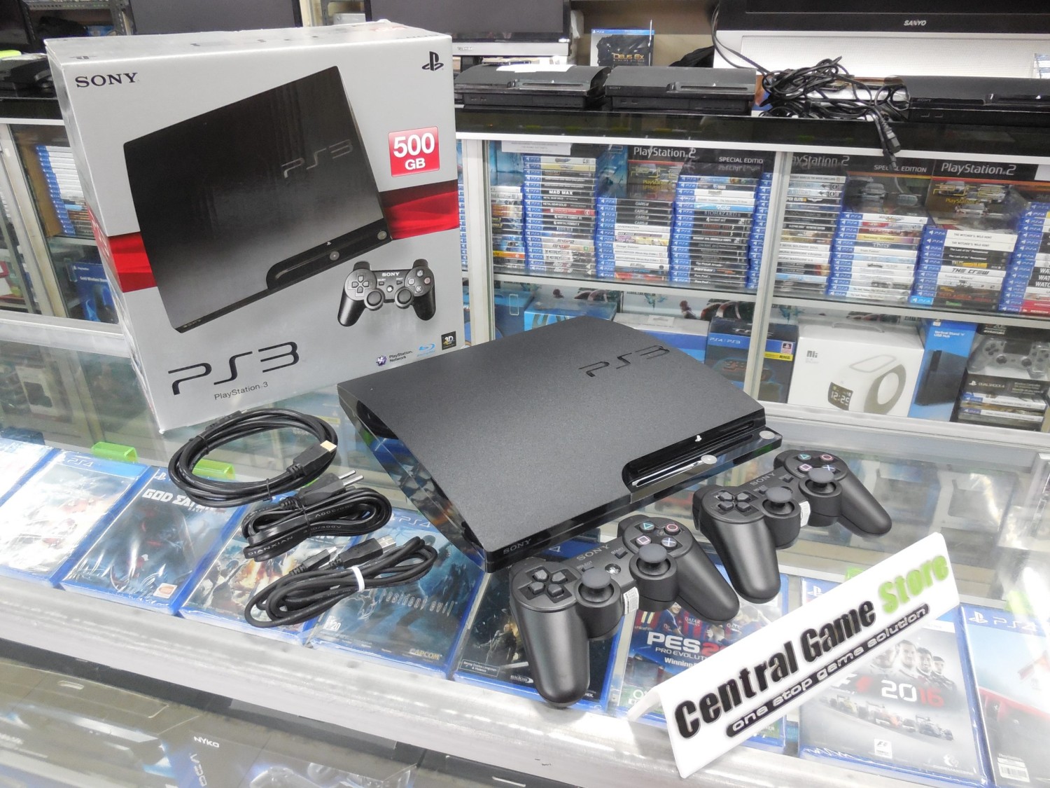PS3 Slim Console 500GB CFW (CECH-2500) Full Games (Garansi 1 Bulan Replace)