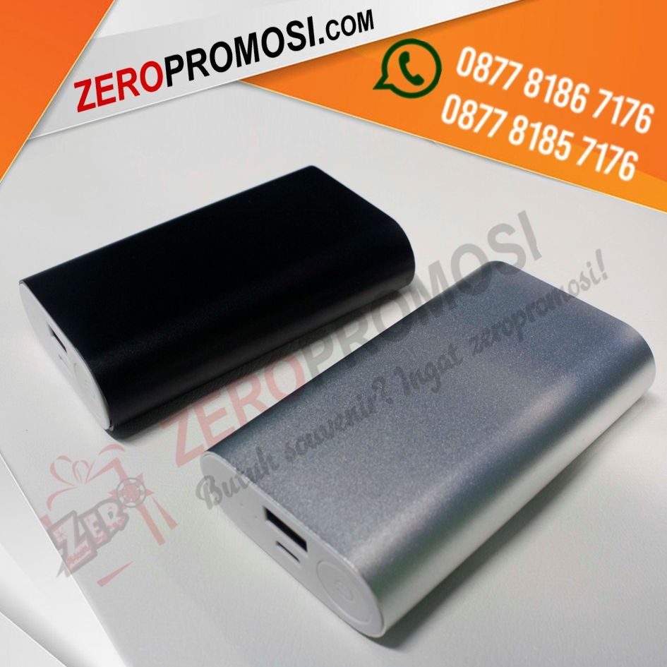 Souvenir Power Bank Promosi Metal 5200MAH P52AL11