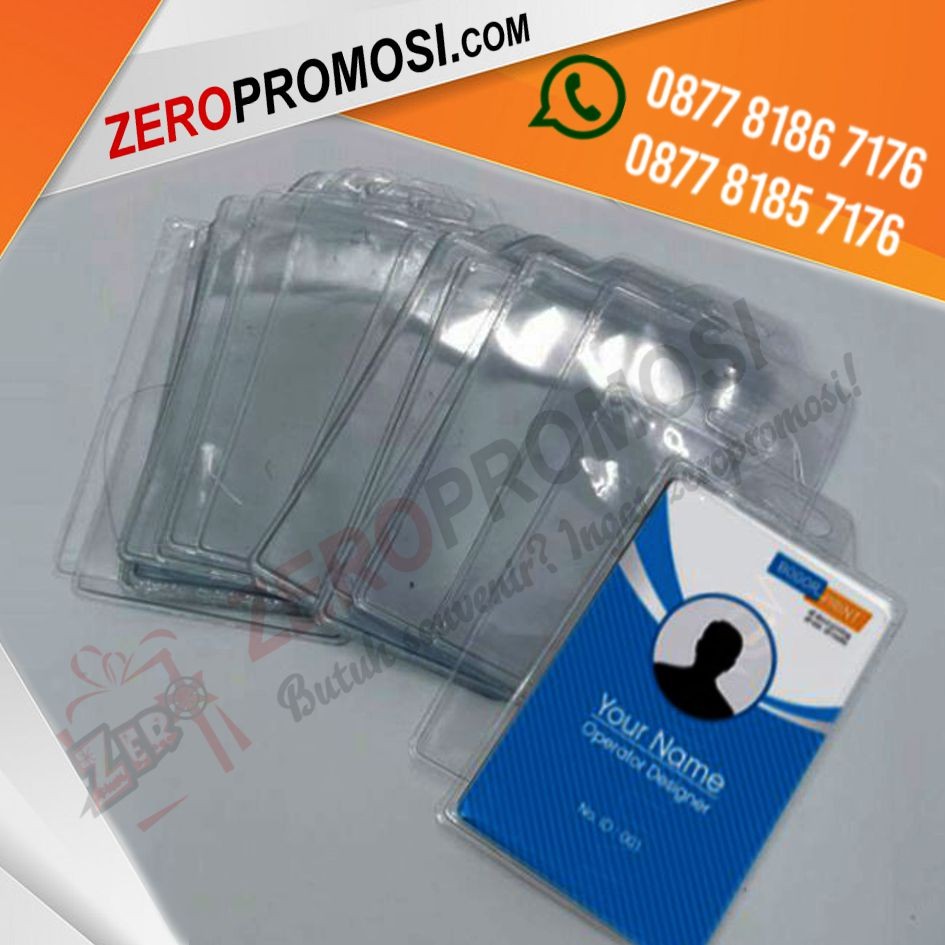 Plastik Cover Name Tag ID Card Termurah Banyak Ukuran