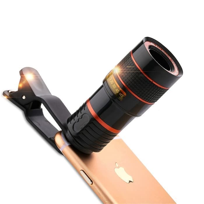 Lensa Telezoom 8x Jepit