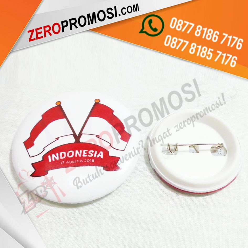Souvenir Pin Custom Peniti Kemerdekaan 17 Agustus