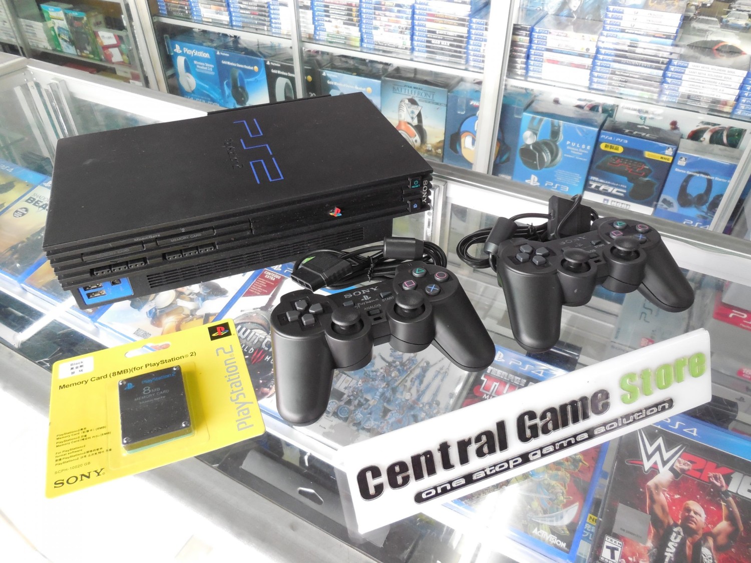 PS2 FAT Console Hardisk 160GB Network Adaptor (Garansi 1 Bulan Replace)