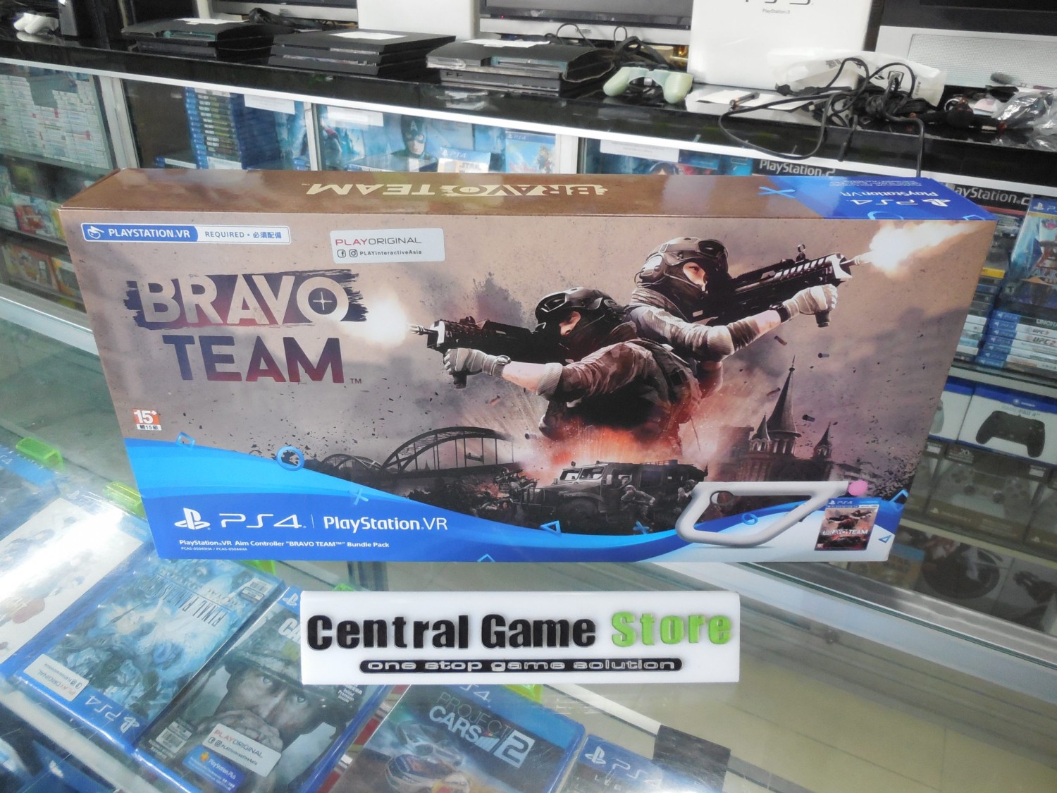 PS4 VR Aim Controller “Bravo Team” Bundle Pack