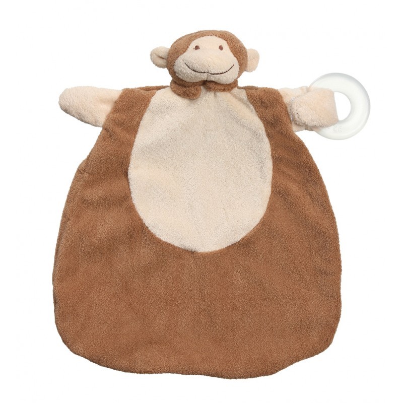 Angel Dear Teether Blankie / Selimut Gigitan Bayi - Monkey
