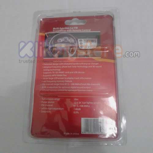 6 in 1 FM Modulator