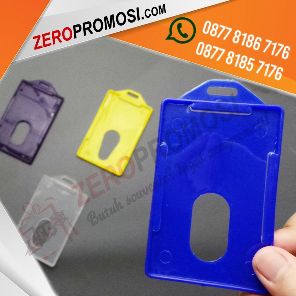 Souvenir Casing ID Card Plastik Kapasitas 1 kartu Termurah