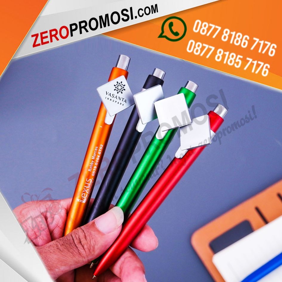 Souvenir Pulpen Plastik 1130 Bisa Cetak Logo Promosi
